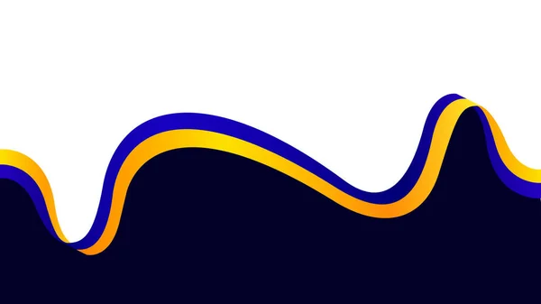 Bakgrund Med Ett Band Färgerna Den Ukrainska Flaggan — Stock vektor