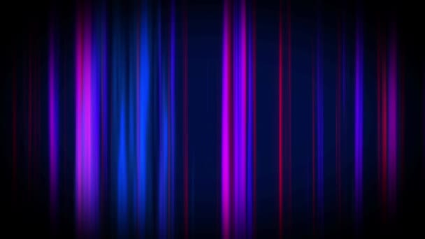 Абстрактный Фон Синими Красными Фиолетовыми Вертикальными Светящимися Линиями Анимационные Листовки — стоковое видео