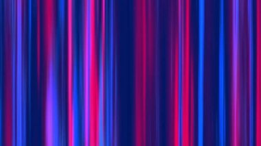 Abstract background with blue, red and purple vertical glowing lines. The animation flickers with lines on a dark background. Bright background for your business concept design