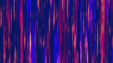 Abstract background with blue, red and purple vertical glowing spots. The animation flickers with lines on a dark background. Bright background for your business concept design