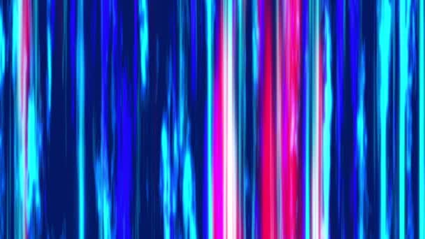 Abstract Background Blue Pink Vertical Glowing Spots Animation Twinkling Lines — ストック動画