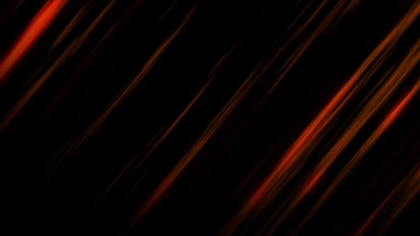 Abstract Orange Oblique Lines Glow Black Background Background Your Business — Video