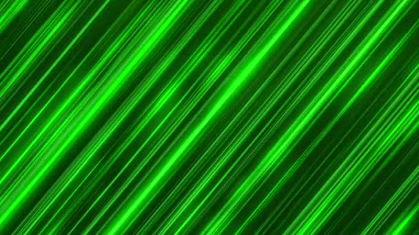 Abstract Background Green Oblique Lines Glow Background Your Business Concept — Video