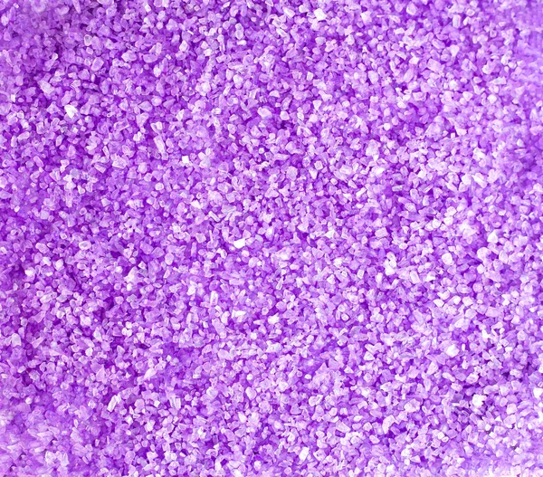 Violet Sea Salt Top View Beauty Health Concept Spa Treatments — Stock Photo, Image