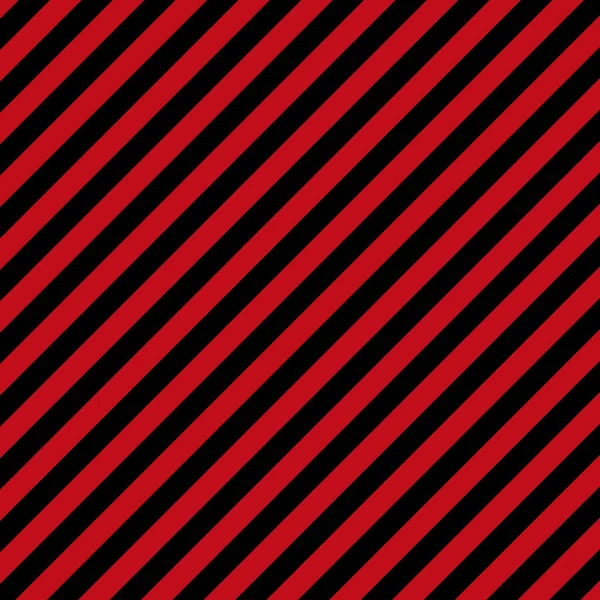 Abstraktes Muster Schwarzer Und Roter Streifen Gestreifter Diagonaler Hintergrund Schräge — Stockvektor
