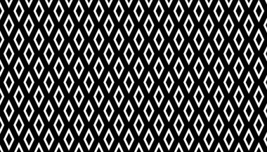 Siyah beyaz eşkenar dörtgen desenli. Modern kumaş dokusu. Geometrik üçgen arkaplan