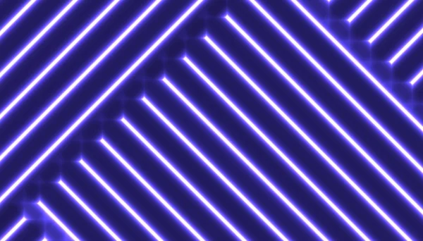 Abstraktes Lila Neonlicht Muster Moderner Glühhintergrund Geometrisches Konzept Des Cyberpunks — Stockvektor