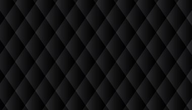 Düzgün eğimli radyal bulanıklığı olan soyut siyah kare desenli arkaplan. Modern lüks elmas şekilli şablon duvar kağıdı. 