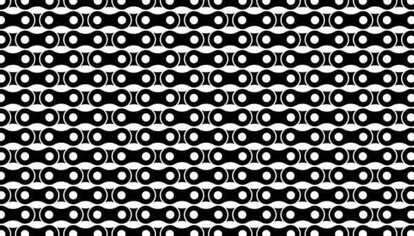 Abstracte Ketting Fiets Patroon Achtergrond Zwart Wit Behang Met Kettingen — Stockfoto