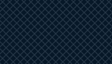 Arap desenli, pürüzsüz arka plan. Geometrik Müslüman süsü koyu mavi zemin. İslami dokunun temsili