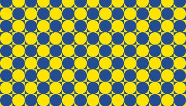 Geometrik mavi arka plan, kare daire şeklinde, pürüzsüz. Pop sanat rengi konsepti. Vektör illüstrasyonu.