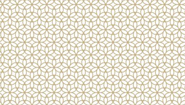 Soyut Arapça kalıp. İslami şablon. Geometrik süsler çiçek konsepti. Vektör illüstrasyonu.