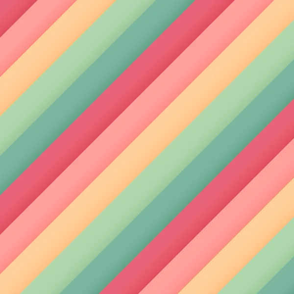 抽象的なパステル虹の背景 モダンなカラフルなストライプパターン ライトグリーンの壁紙 夏のコンセプト ベクターイラスト — ストックベクタ