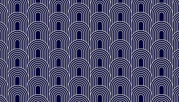 Fondo Patrón Art Deco Azul Textura Decorativa Geométrica Concepto Vintage — Archivo Imágenes Vectoriales