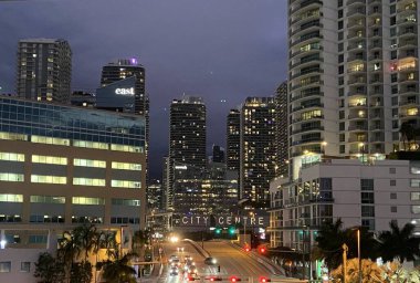 Miami downtown, gece