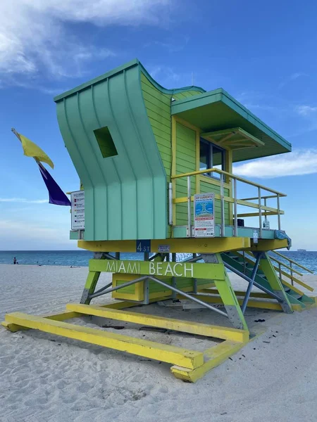 Plavčík Věž Miami Beach — Stock fotografie
