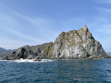 Pasifik Okyanusu ve kayalar