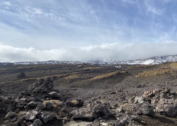 堪察加半岛的火山景观 — 图库照片