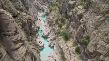 Antalya 'nın en derin kanyonu, 800 metre derinliğinde, inanılmaz bir güzellik.