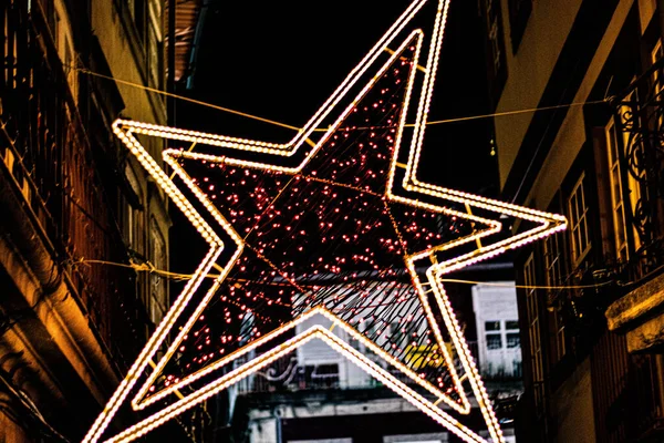 Estrella Navidad Noche — Foto de Stock