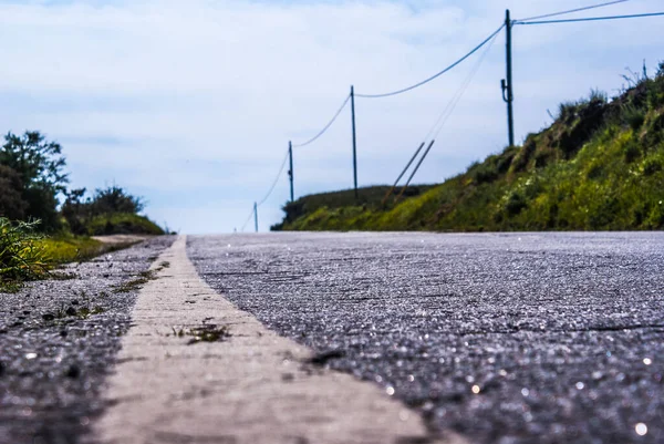 Dağdaki yol termac 'ı