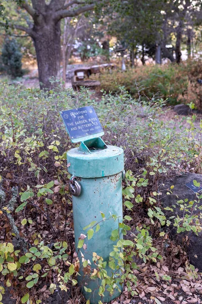 Napa Amerika Serikat September 2021 Kotak Sumbangan Martha Walker Garden — Stok Foto