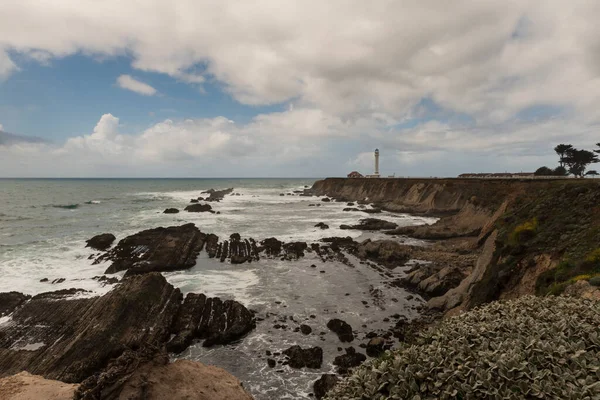 Paysage Phare Point Arena Dans Comté Mendocino Californie États Unis — Photo