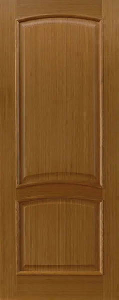 Inner Door New Made Natural Veneer Beautiful Texture Fittings — Stock Photo, Image