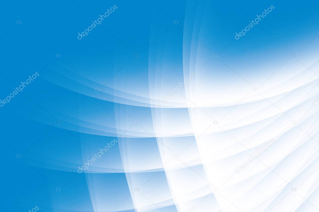 Abstract geometric white and blue color background. Vector illustration.