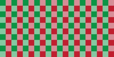 Noel arkaplanı kırmızı ve yeşil beyaz renkte. Vektör illüstrasyonu.