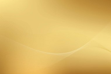 Altın soyut bulanık arka plan, dalga elementi, modern çizgiler. Vektör illüstrasyonu.