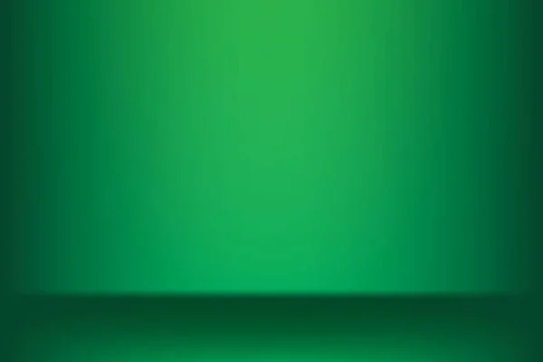 Abstract Gradient Background Green Color Spotlight Pattern Vector Illustration — Stock Vector