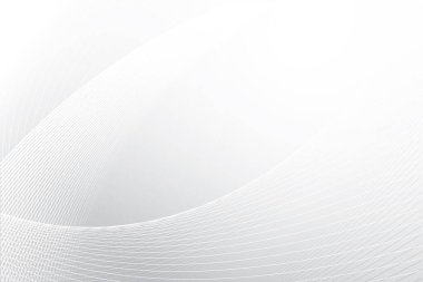 Soyut beyaz ve gri arkaplan, modern çizgiler tasarla. Vektör illüstrasyonu.