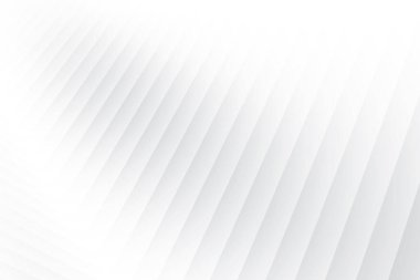 Soyut beyaz ve gri renkli, geometrik şekilli modern tasarım arka planı. Vektör illüstrasyonu.