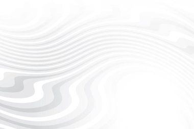 Soyut beyaz ve gri renkli, geometrik şekilli modern tasarım arka planı. Vektör illüstrasyonu.