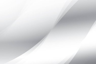 Soyut beyaz ve gri renkli, geometrik şekilli modern tasarım arka planı. Vektör illüstrasyonu.