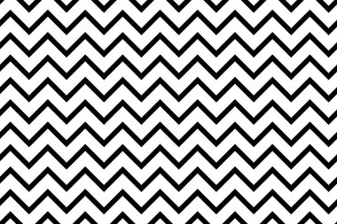 Siyah ve beyaz renkli kusursuz desen, modern çizgili arka plan, geometrik tasarım deseni. Vektör illüstrasyonu.