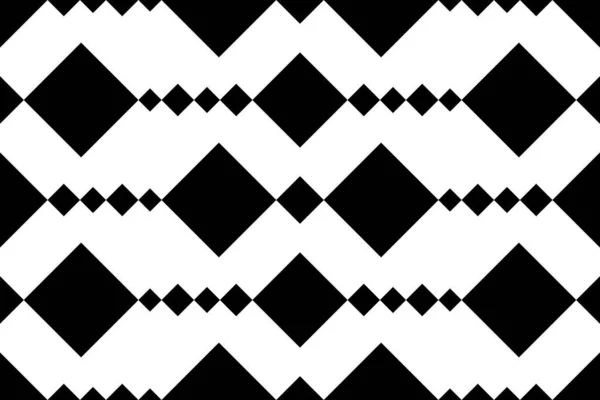 Motif Sans Couture Avec Fond Noir Blanc Rectangle Forme Carrée — Image vectorielle