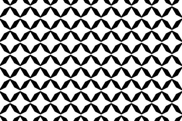 Бесшовный Узор Черно Белым Цветовым Фоном Геометрический Узор Векторная Иллюстрация — стоковый вектор