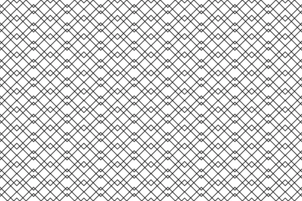 黒と白の色の背景 現代のストライプ 幾何学的な形状を持つシームレスなパターン ベクターイラスト — ストックベクタ