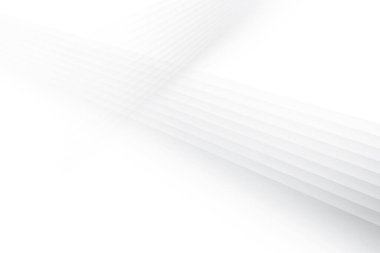 Soyut beyaz ve gri renkli, geometrik şekilli modern tasarım arka planı. Vektör illüstrasyonu.