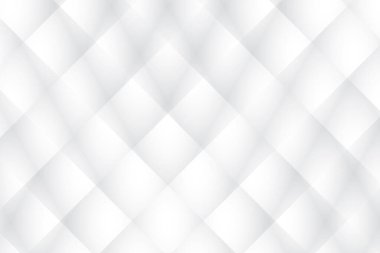 Soyut beyaz ve gri renkli, geometrik şekilli modern tasarım arka planı. Vektör illüstrasyonu.