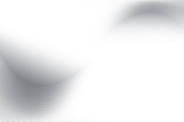 Soyut beyaz ve gri renkli, geometrik şekilli modern tasarım arka planı. Vektör illüstrasyonu.