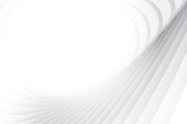 Soyut beyaz ve gri renkli, geometrik şekilli modern tasarım arka planı. Vektör illüstrasyonu.