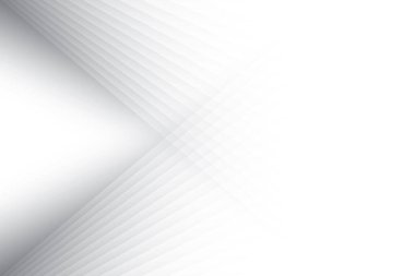 Soyut beyaz ve gri renkli, geometrik şekilli modern tasarım arka planı. Vektör illüstrasyonu.