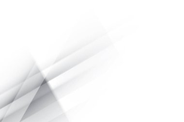 Soyut beyaz ve gri renkli, geometrik şekilli modern tasarım arka planı. Vektör illüstrasyonu.