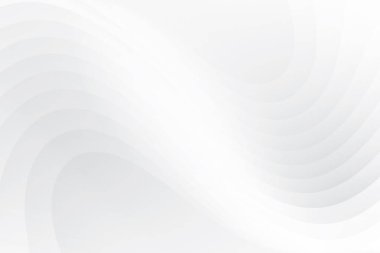 Soyut beyaz ve gri renkli, geometrik şekilli modern tasarım arka planı. Vektör illüstrasyonu.