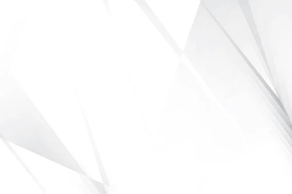 Soyut beyaz ve gri renkli, geometrik şekilli modern tasarım arka planı. Vektör illüstrasyonu.