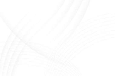 Soyut beyaz ve gri renkli, geometrik şekilli modern tasarım arka planı. Vektör illüstrasyonu.