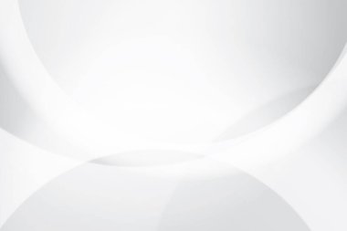 Soyut beyaz ve gri renkli, geometrik şekilli modern tasarım arka planı. Vektör illüstrasyonu.